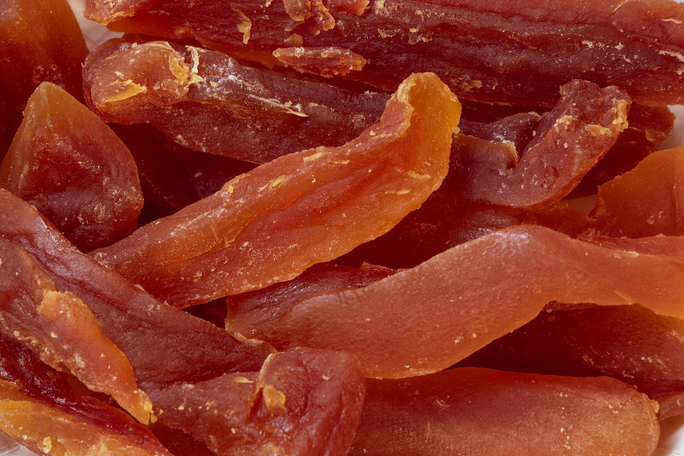 Dried papaya with lime