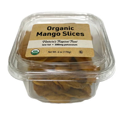 Organic Mango Slices, 6 oz Container - 12 Pack