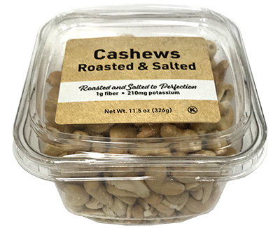 Cashews Roasted and Salted tub