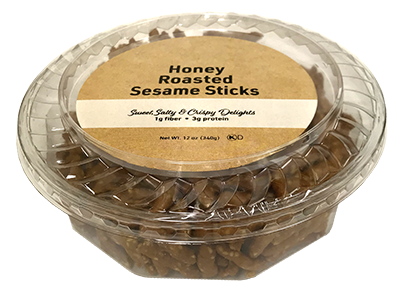 Honey Roasted Sesame Sticks tub