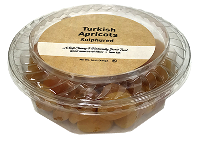 Dried Turkish Apricots, 16 oz Container - 12 Pack